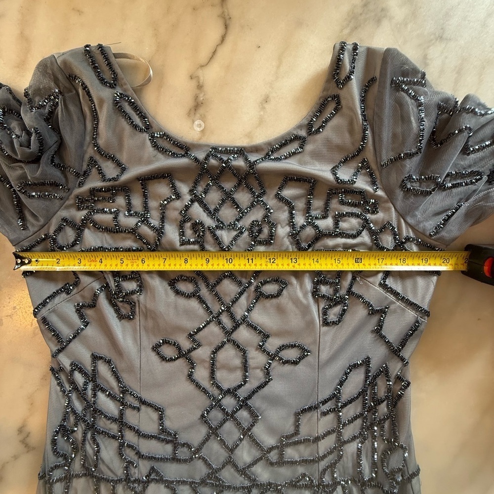 Adrianna Papell Abstract Motif Sheath Dress - Picture 13 of 15